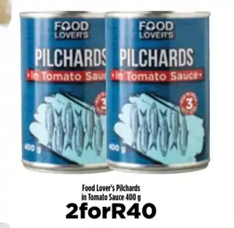 Food Lover's Market Food Lover's Pilchards in Tomato Sauce 400g offer