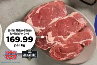 Food Lover's Market 28-Day Matured Karan Beef Rib Eye Steak offer