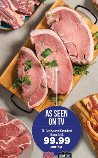 Food Lover's Market 28-Day Matured Karan Beef Rump Steak offer