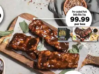 Food Lover's Market Pre-Cooked Pork Belly Ribs 1Kg offer