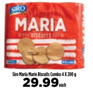 Food Lover's Market Siro Maria Marie Biscuits Combo 4x200g offer