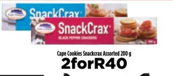 Food Lover's Market Cape Cookies Snackcrax Assorted 200g offer