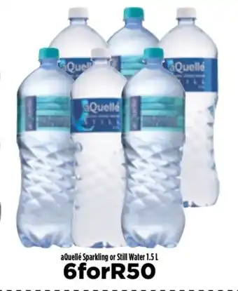 Food Lover's Market aQuellé Sparkling or Still Water 1.5L offer