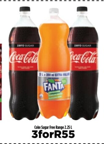 Food Lover's Market Coke Sugar Free Range 2.25L offer