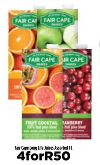 Food Lover's Market Fair Cape Long Life Juices Assorted 1L offer