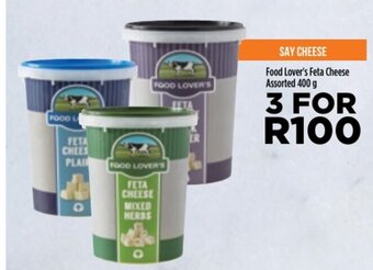 Food Lover's Market Food Lover's Feta Cheese Assorted 400g offer