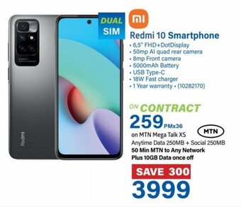 Incredible Connection Redmi 10 Smartphone offer