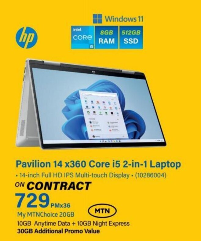 HP Pavilion 14x360 Core i5 2in1 Laptop offer at Incredible Connection