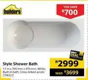 Builders Warehouse Builders style shower bath offer
