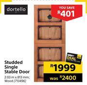 Builders Warehouse Dortello studded single stable door offer