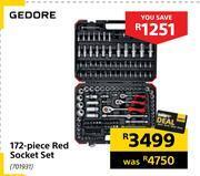 Builders Warehouse Gedore 172 piece red socket set offer
