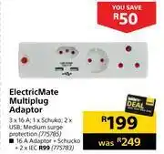 Builders Warehouse Electric mate multiplug adaptor offer