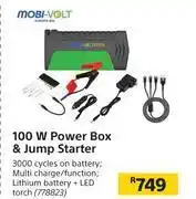 Builders Warehouse Mobi volt 100w power box & jump starter offer