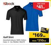 Builders Warehouse Beck golf shirt-each offer