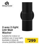 Builders Warehouse Design house 2 way 2 light led wall washer offer