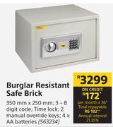 Builders Warehouse Yale burglar resistant safe brick offer