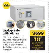 Builders Warehouse Yale laptop safe with alarm offer