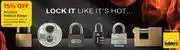 Builders Warehouse Anvilock padlock range-each offer