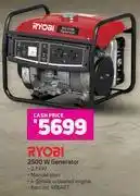 Game Ryobi 2500w generator offer