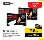 Builders Warehouse Living out 12 fire lighters-each offer
