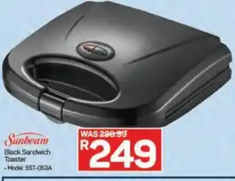 Pick n Pay Sunbeam Black Sandwich Toaster offer