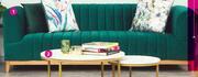 Game Onyx couch 3-seater (green velvet) offer