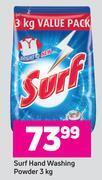 Game Surf hand washing powder-3kg offer