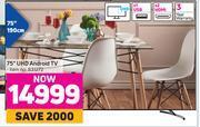 Game Skyworth 75" uhd android tv offer