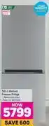 Game Defy 303l bottom freezer fridge offer