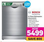 Game Bosch 12 place dishwasher sms24aio1z offer