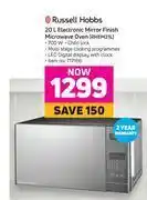 Game Russell hobbs 20l electronic mirror finish microwave oven rhem21l offer