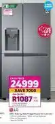 Game Lg 610l side by side fridge freezer gc-l257jlyl offer