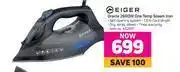 Game Meiger oracle 2600w one temp steam iron offer
