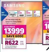 Game Samsung 70" (177cm) au7000 uhd 4k smart tv 70au7000 offer