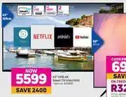 Game Samsung 43" (109cm) uhd 4k smart tv 43au7000 offer