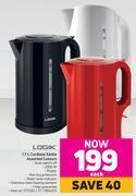 Game Logik 1.7l cordless kettle assorted colours-each offer
