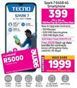 Game Tecno spark 7 64gb 4g smartphone-each offer