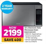 Game Samsung 32l electronic solo microwave oven me0113m1/xf offer