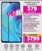 Game Huawei nova y70 smartphone-each offer