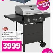 Game Expert grill 3 burner patio gas braai offer