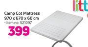 Game Little one camp cot mattress 970 x 670 x 60cm offer