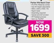 Game Parker mid back chair offer