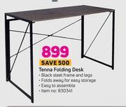 Game Tenna folding desk offer
