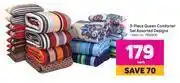 Game 3 piece queen comforter set (assorted designs)-each offer