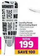 Game Laundry house 92cm ironing board offer