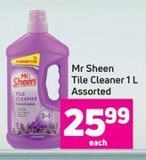 Game Mr sheen tile cleaner assorted-1l each offer