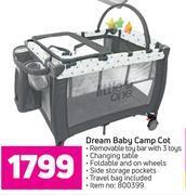 Game Little one dream baby camp cot offer