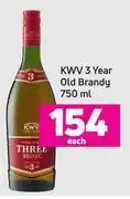 Game Kwv 3 year old brandy-750ml each offer