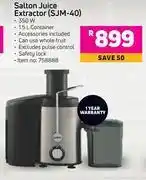 Game Salton juice extractor sjm-40 offer