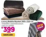 Game Luxury bobble blanket 200 x 220cm-each offer